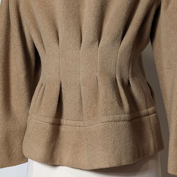 Vintage 50s Mongolian Camel Hair Tailored Jacket - Picture 16 of 16